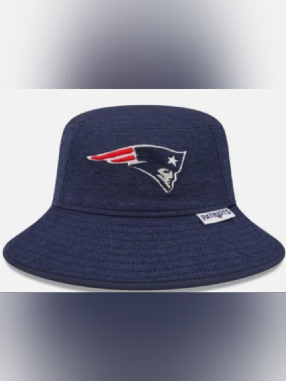 New England Patriots Navy Bucket Hat with Team Logo NWT